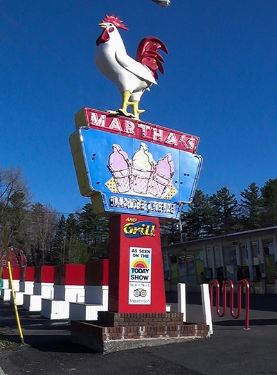 Martha's Rooster Sign